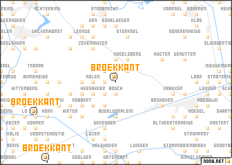 map of Broekkant