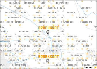 map of Broekkant