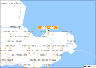map of Broekoord