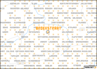 map of Broekstraat