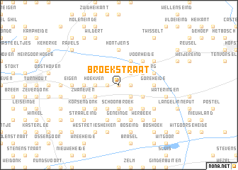 map of Broekstraat