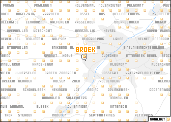 map of Broek