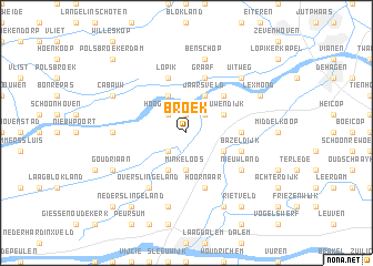 map of Broek