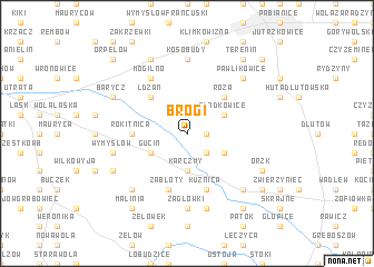 map of Brogi