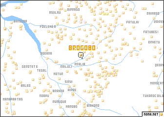 map of Brogobo