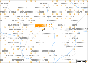 map of Brogueira