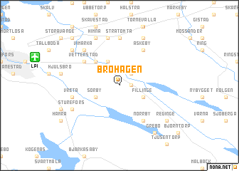 map of Brohagen