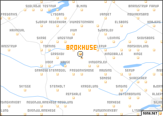 map of Brokhuse