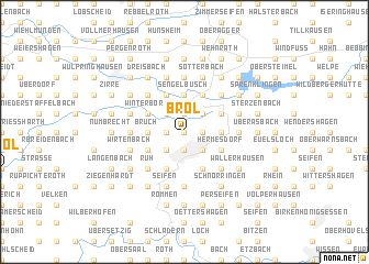 map of Bröl