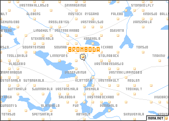 map of Bromboda