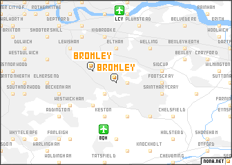 map of Bromley