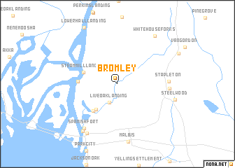 map of Bromley