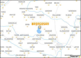 map of Brongosan