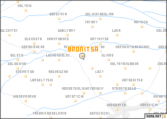 map of Bronitsa