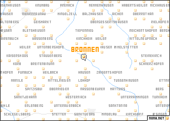 map of Bronnen