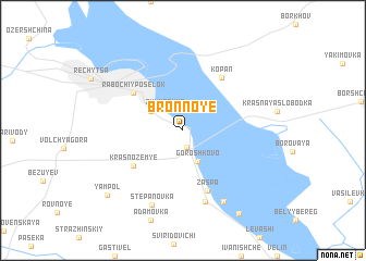 map of Bronnoye