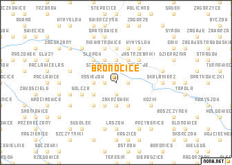 map of Bronocice
