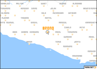 map of Brono