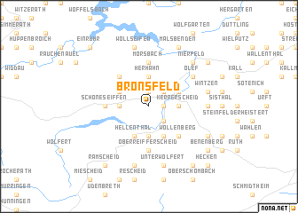 map of Bronsfeld