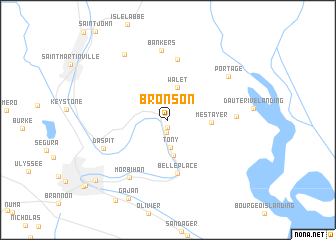 map of Bronson