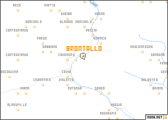 map of Brontallo