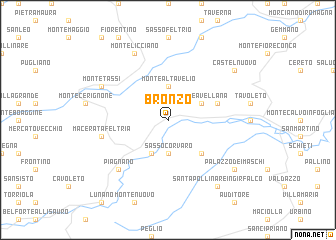 map of Bronzo