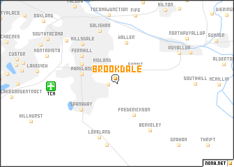 map of Brookdale