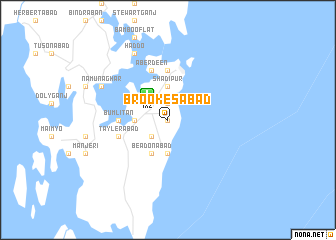 map of Brookesābād