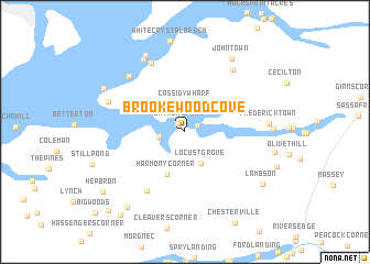 map of Brookewood Cove