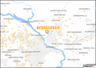 map of Brookgreen