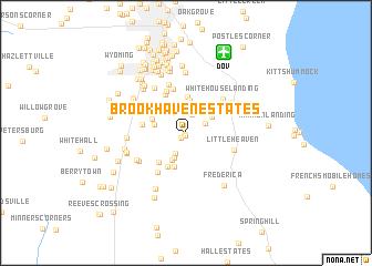 map of Brookhaven Estates