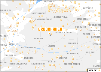 map of Brookhaven