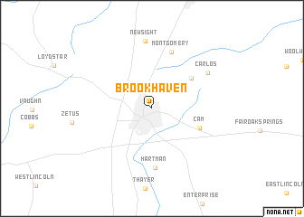 map of Brookhaven