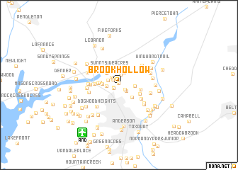 map of Brook Hollow