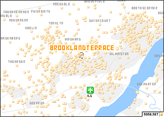 map of Brookland Terrace