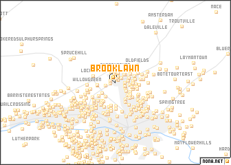 map of Brooklawn