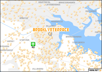 map of Brooklyn Terrace