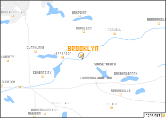 map of Brooklyn