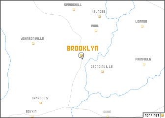 map of Brooklyn