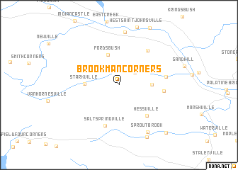 map of Brookman Corners