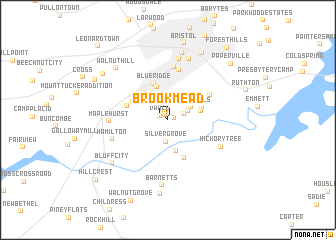 map of Brookmead