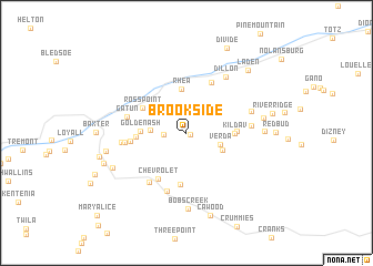 map of Brookside