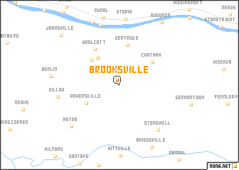 map of Brooksville