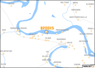 map of Brooks