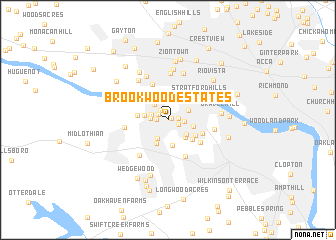 map of Brookwood Estates