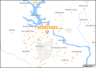 map of Brookwood