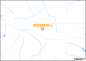 map of Broomehill