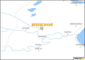 map of Brosachikha