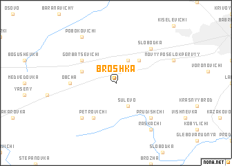 map of Broshka