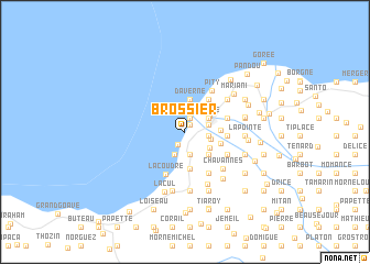map of Brossier